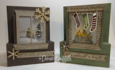 Christmas Step Panel card video (Dawns stamping thoughts Stampin’Up! Demonstrator Stamping ...