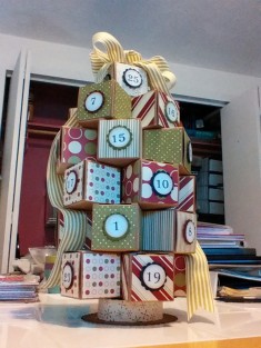 Tiny Treat Box Advent Tree