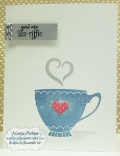 A Nice (Glittered Heart) Cuppa!