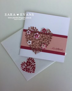 Sara Evans Stampin’ Up!® Independent Demonstrator Australia: Love Blossoms
