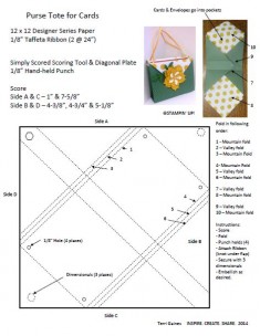 Purse Tote for Cards from Inspire.Create.Share 2014 – TERRI GAINES