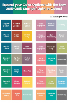 2016-2018 Stampin’ Up! In-Colors – The BZBStamper