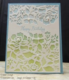 Floral Thinlits birthday