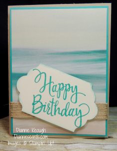 Clean and Simple Birthday