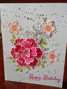 Stampin’ Obsessed!: Birthday Flowers