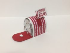 Valentine Mailbox Hershey Nugget Treat Holder; Sealed with Love Stamp Set; 2017 Stampin’ U ...
