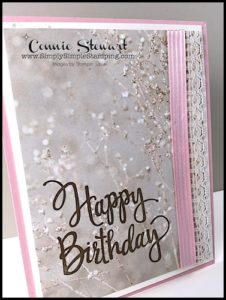 MAKE IT IN MINUTES – Mini Series: Stylized Birthday – Card #2 | Simply Simple Stamping