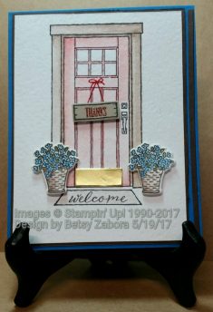 Watercolored At Home with You Thanks