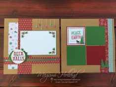 Megumi’s Stampin Retreat: Carols of Christmas Scrapbook Pages