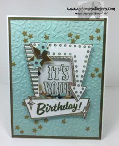 Stampin’ Up! Marquee Messages Shaker Card for the Happy Stampers Blog Hop | Stamps – n – L ...