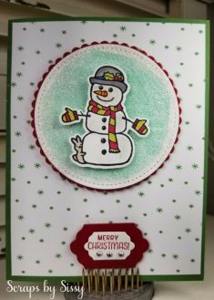 Seasonal Chums Snowman – Scraps By Sissy