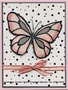 Sunflower Stamper: Beautiful Day Pink Butterfly