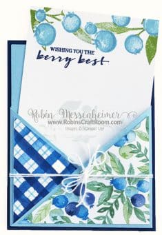 Card using Berry Delightful Bundle from 2021 Sale-a-bration Brochure. 5th of 6 cards using this  ...