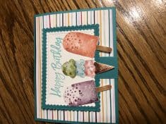 Fancy fold sweet ice cream