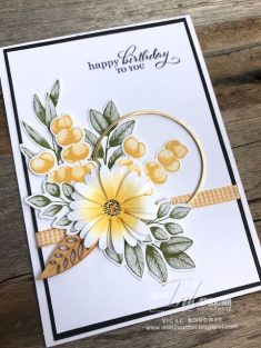 Forever Fern with Daisy card by Vicki Boucher