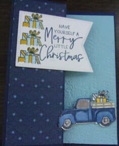 Trucking Along Christmas Card