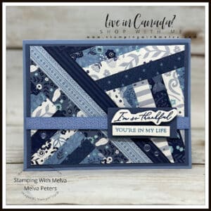 Patchwork Card / Stamping With Melva